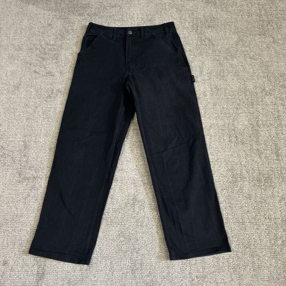 Nike Life Carpenter Jeans Mens 30 Jeans FB7198-010 Black Woven Pants Inseam 29”
